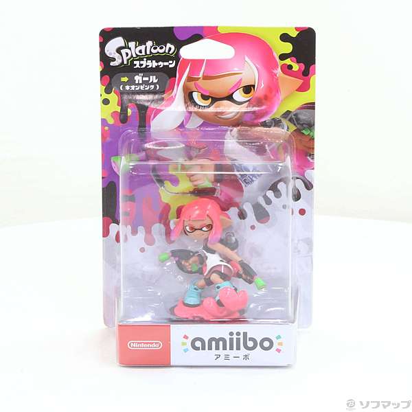 直売オーダー 【中古】amiibo ガール【ネオンピンク】 (スプラトゥーン