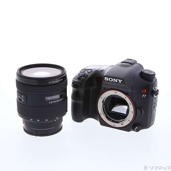 ソニー SONY α77 ズームレンズキット SLT-A77VQ - カメラ