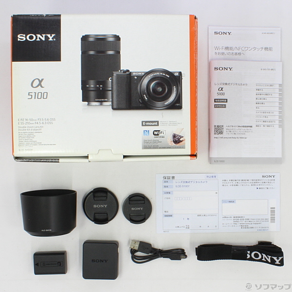 【美品】SONY α5100 ダブルズームレンズキット SONY (ソニー) α5100 ダブルズームレンズキット ILCE-5100
