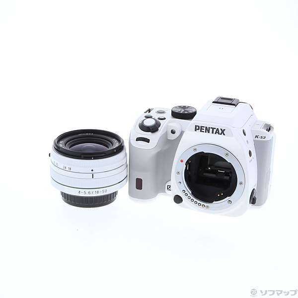 カメラ フィルムカメラ 中古】K-S2 レンズキット ホワイト (2042万画素／SDHC)／KS2ホワイト 