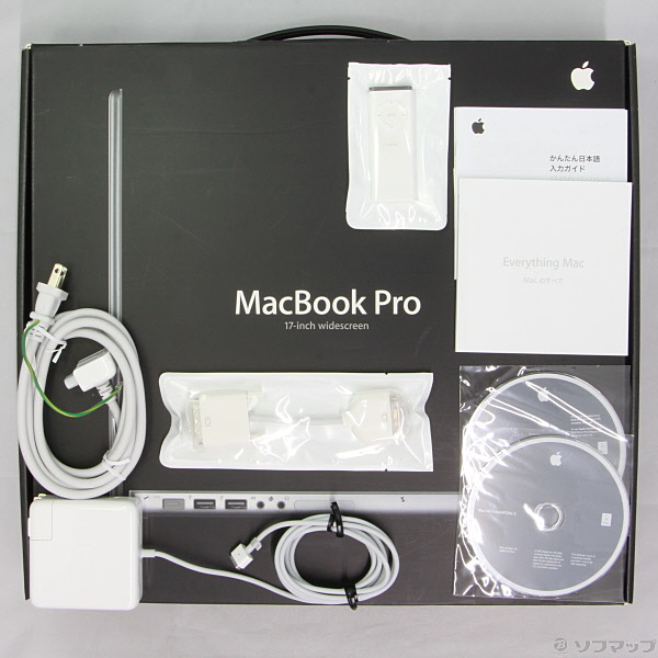 MacBook (Appleにて2007年3月購入) 中古】MacBook Pro 17-inch Late 2007 MA897J／A 2.6GHz 4GB HDD160GB