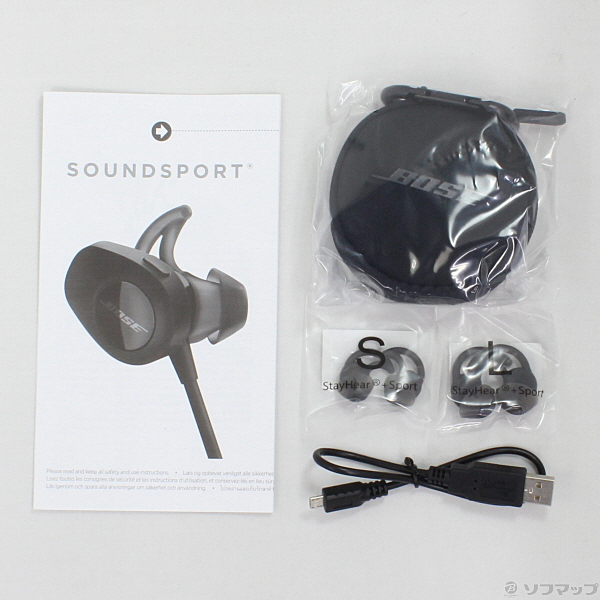 Bose SoundSport Wireless Headphones Black サウンドスポット イヤホン [並行輸入品]