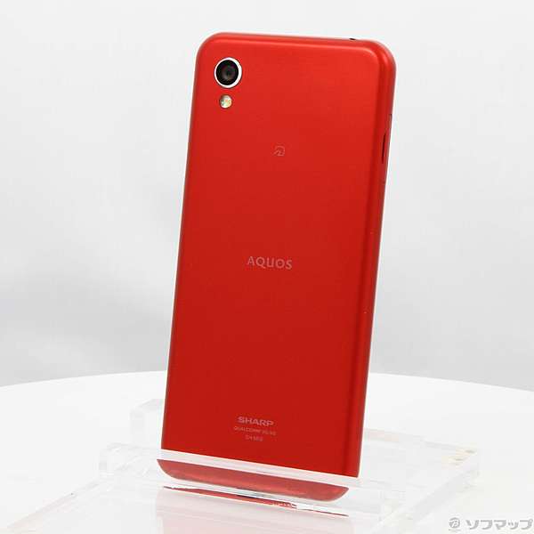 中古】AQUOS sense2 32GB ガーディナルレッド SH-M08 SIMフリー ...