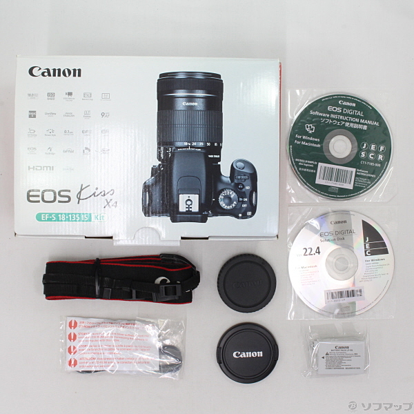 中古】EOS Kiss X4 EF-S 18-135 IS レンズキット [2133023250331 ...