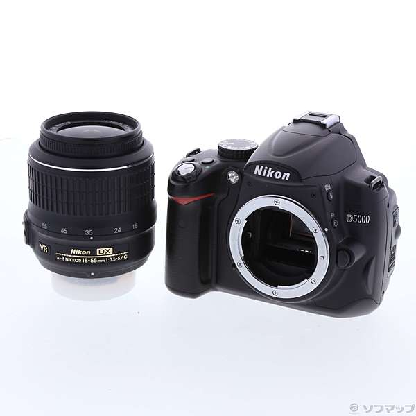 スマホ/家電/カメラNikon D5000 本体&レンズ 18-55mm VR レンズキット