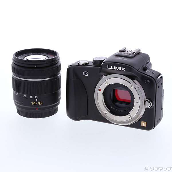 中古】パナソニック いい ミラーレス一眼カメラ LUMIX G3 レンズキット エスプリブラック DMC-G3K-K