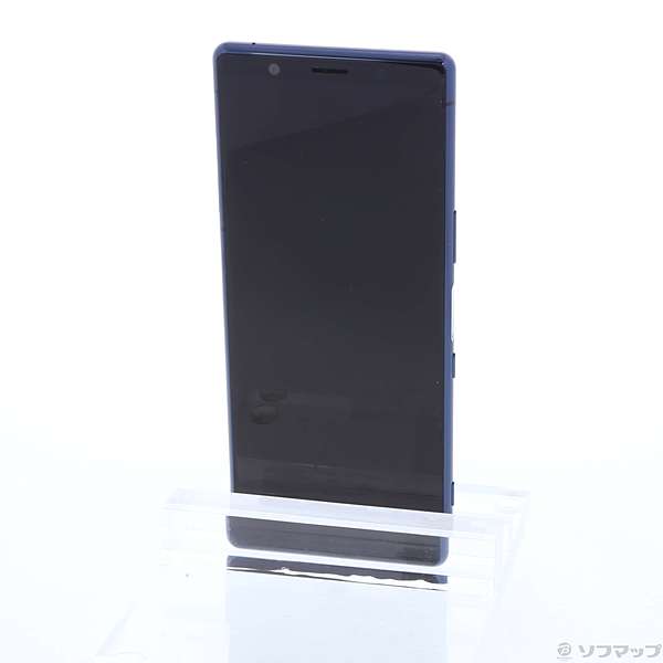 中古】Xperia 5 64GB ブルー SO-01M docomoロック解除SIMフリー