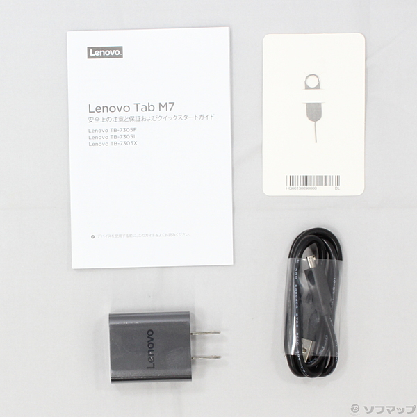 Lenovo Tab M7 Android 7インチタブレット 付属品未使用 中古】Lenovo Tab M7 16GB オニキスブラック ZA550154JP Wi-Fi