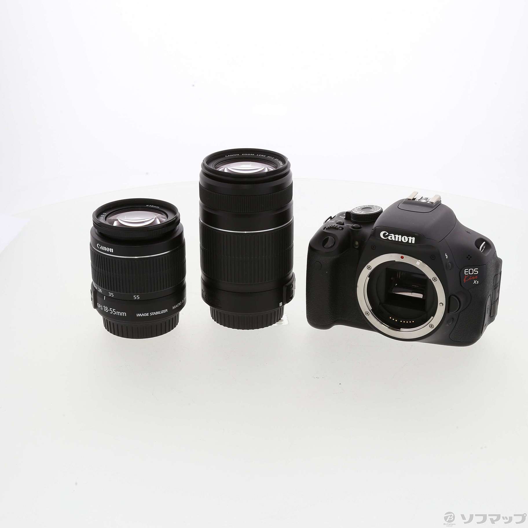 Canon EOS kiss x5 Wズームキット即購入可です - デジタルカメラ