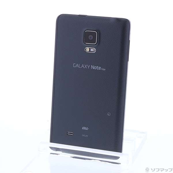 中古】GALAXY Note Edge 32GB チャコールブラック SCL24 au