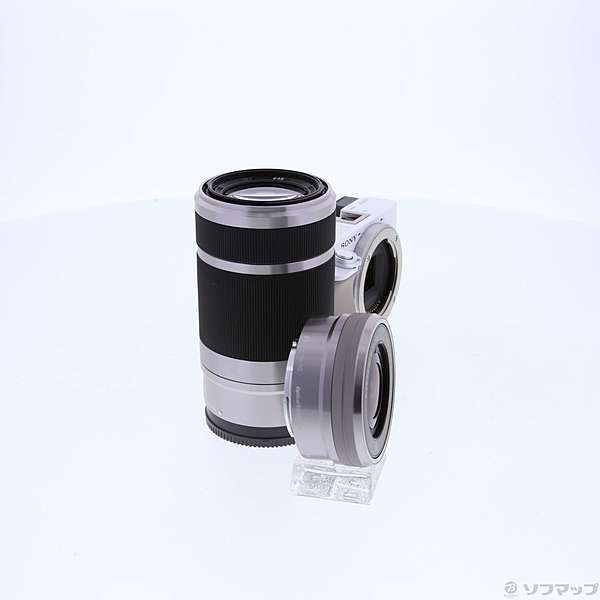 中古】α6100 ILCE-6100Y ダブルズームレンズキット ホワイト 