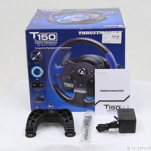 正式的 ThrustMaster T150フォースフィードバックホイール1080° PS4 PS3およびPCへのフィードバックを強制するSebastien  Loeb Evoと互換性あり