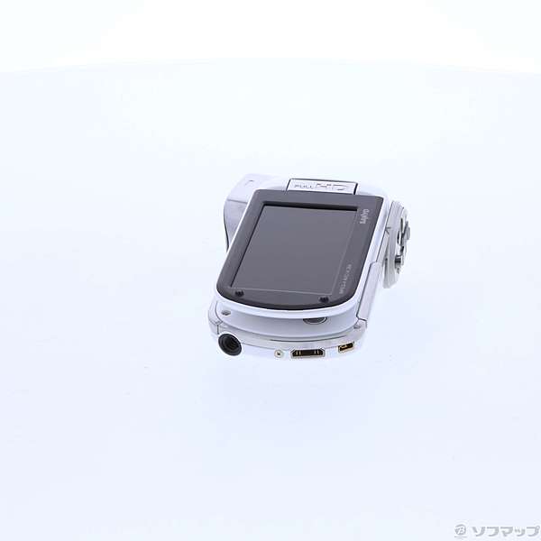 中古】Xacti DMX-CG100 (W) (1400万画素／5倍／ホワイト／SDXC