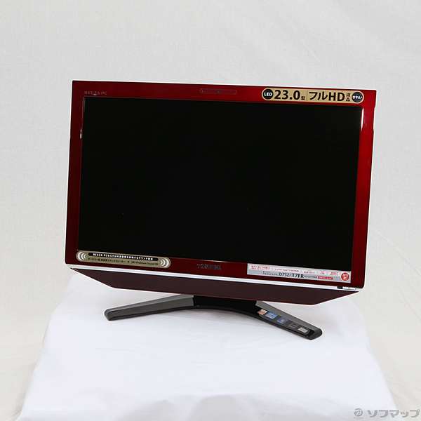 中古】REGZA PC D732／T7FR PD732T7FBFR シャイニーレッド 〔Windows 7