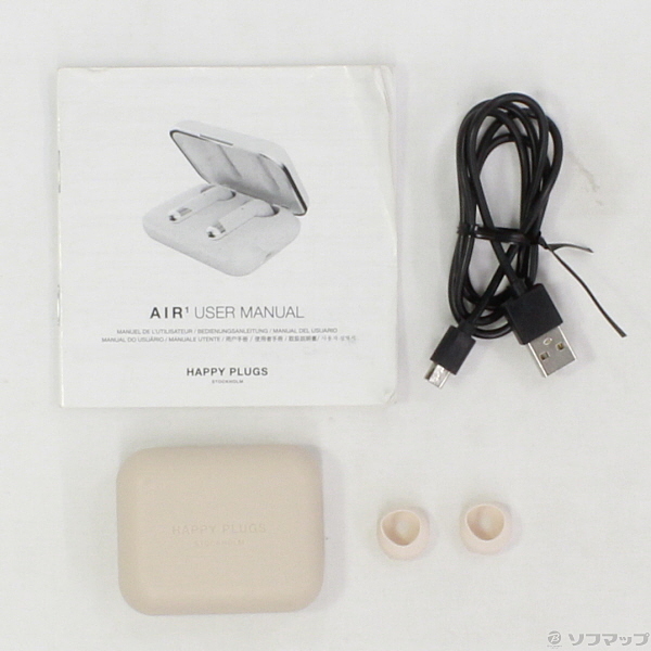 中古】HAPPY PLUGS インナーイヤー型完全ワイヤレスイヤホン AIR1 超