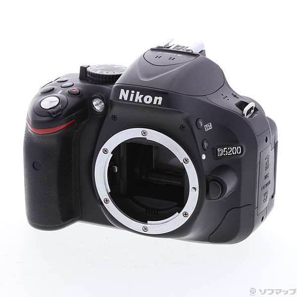 中古】NIKON D5200 ボディ ブラック (2410万画素／SDXC