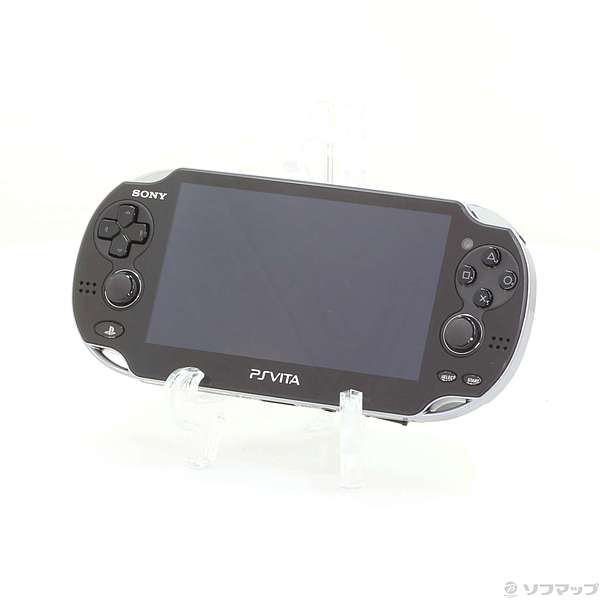 中古】PlayStation Vita Wi-Fiモデル クリスタルブラック PCH-1000 ...
