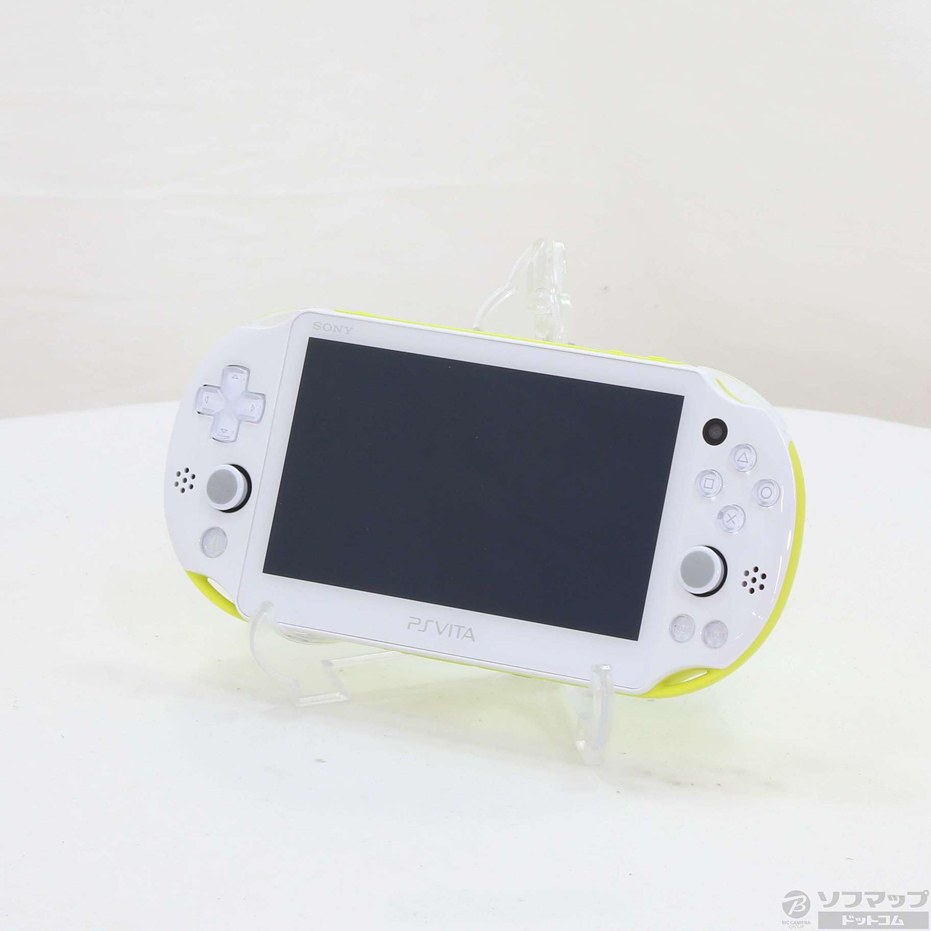 中古】PlayStation Vita Wi-Fiモデル ライムグリーン／ホワイト PCH-2000ZA [2133023806866] -  リコレ！|ビックカメラグループ ソフマップの中古通販サイト