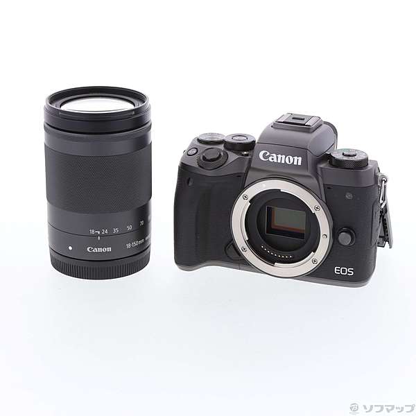 中古】セール対象品 EOS M5 EF-M 18-150 IS STM レンズキット ブラック 