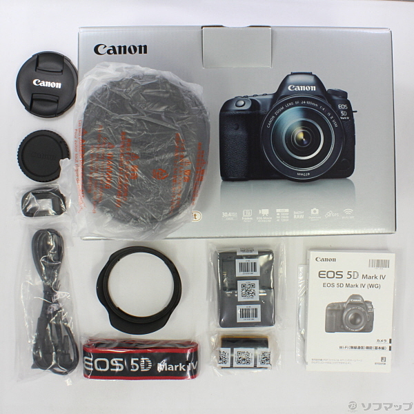 中古 Eos 5d Markiv Ef24 105l Is Ii Usm レンズキット 3040万画素 リコレ ソフマップの中古通販サイト
