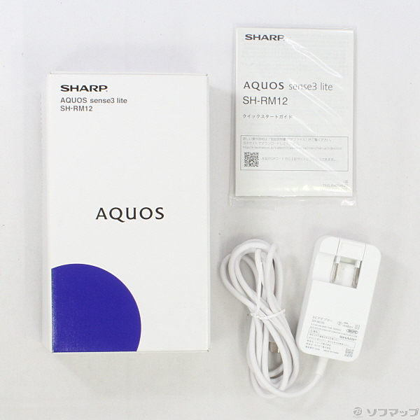 中古 Aquos Sense3 Lite 64gb シルバーホワイト Sh Rm12 Simフリー リコレ ソフマップの中古通販サイト