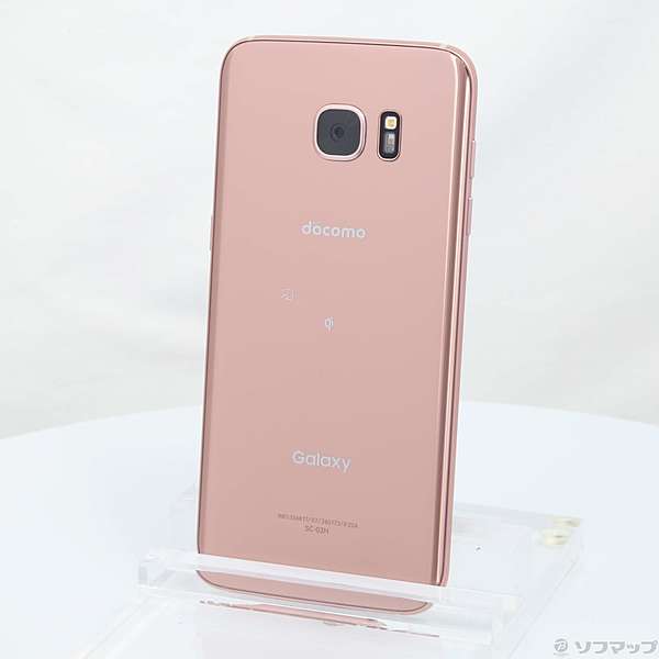 中古】GALAXY S7 edge 32GB ピンクゴールド SC-02H docomoロック解除