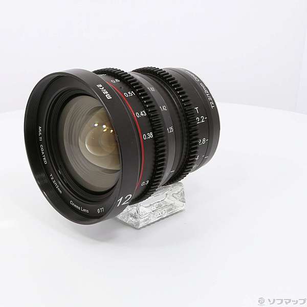 中古】Meike 12 mm T 2.2大口径マニュアル映画シネマレンズマイクロ