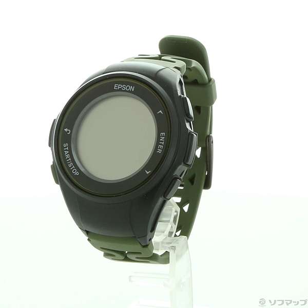 中古 Gpsランニングウオッチ Wristablegps J 50k カーキ リコレ ソフマップの中古通販サイト