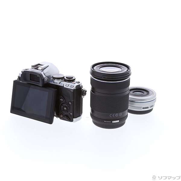 中古】OM-D E-M10 EZ ダブルズームキット (シルバー) [2133023956318