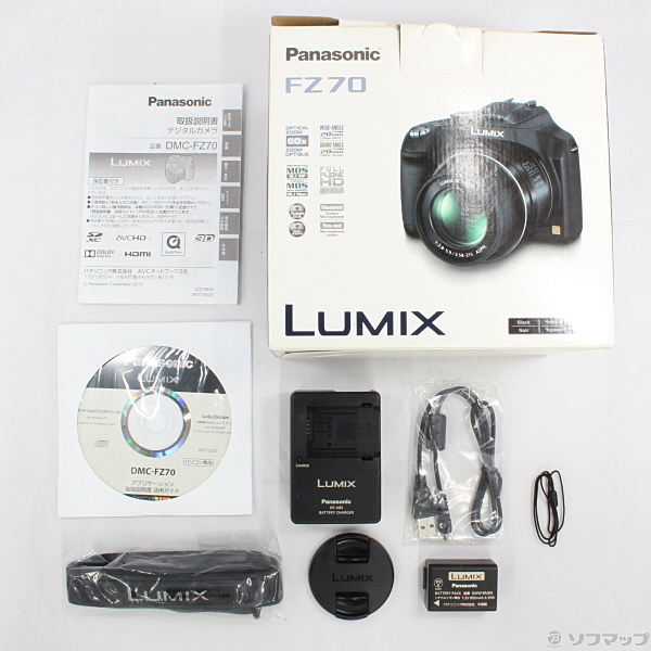 Panasonic LUMIX デジタルカメラ FZ DMC-FZ70-K