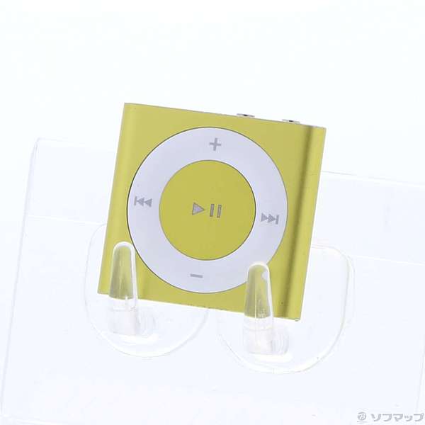 iPod shuffle 第4世代 MD774J A 2GB イエロー - ポータブルプレーヤー