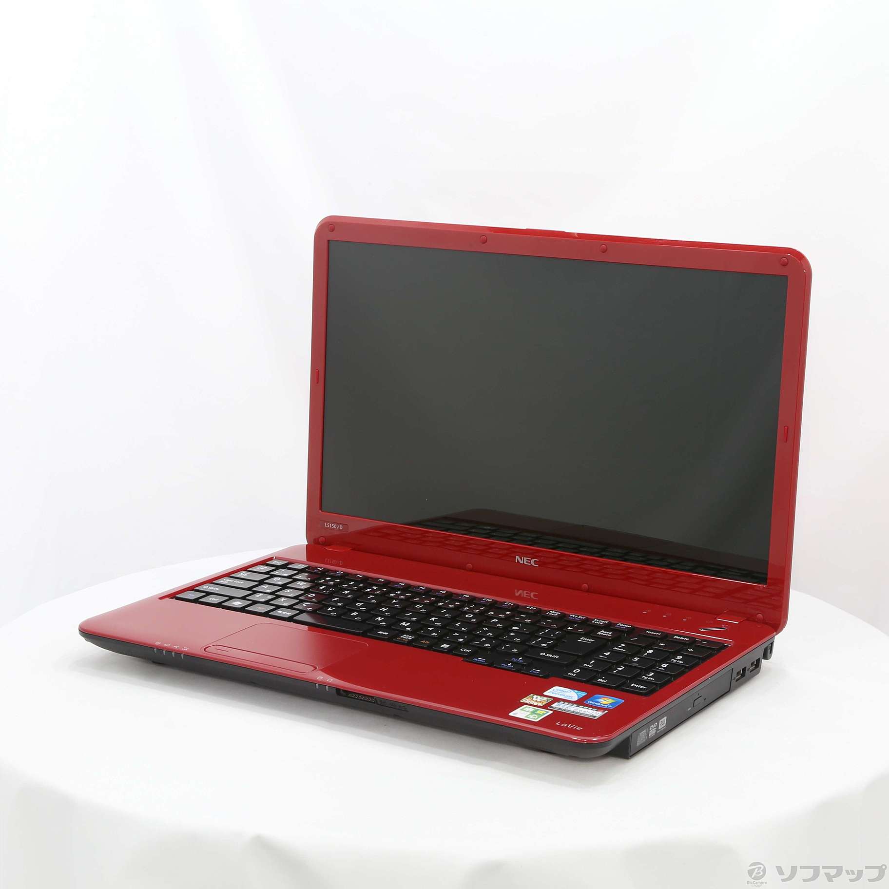 NEC - 大人気の赤ラズベリーレッド HDD320G 最新win10 テンキー 大人気の赤ラズベリーレッド HDD320G 最新win10 テンキー