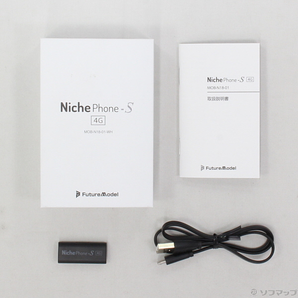 中古】〔展示品〕 NichePhone-S 4G MOB-N18-01-WH ホワイト SIMフリー ◇03/16(月)値下げ！  [2133024107597] - リコレ！|ビックカメラグループ ソフマップの中古通販サイト