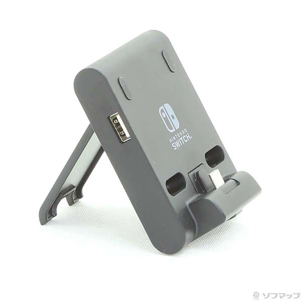 (未使用･未開封品)テーブルモード専用ポータブルUSBハブスタンド2ポートfor Nintendo Switch ホリストア｜テーブルモード専用 ポータブルUSBハブスタンド 2