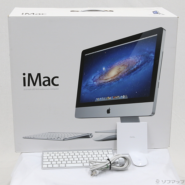 中古】iMac 21.5-inch Mid 2011 MC812J／A Core_i5 2.7GHz 12GB HDD1TB