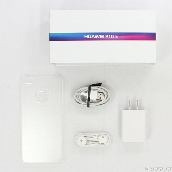 中古】HUAWEI P10 lite 32GB プラチナゴールド WAS-LX2J-PL SIMフリー ...