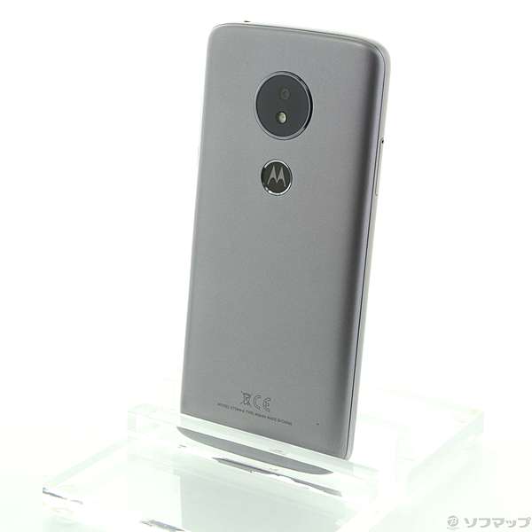 中古】Moto E5 16GB フラッシュグレー PACH0011JP SIMフリー 
