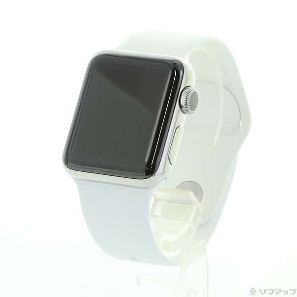 中古】Apple Watch Series 2 38mm ステンレススチールケース ホワイト ...