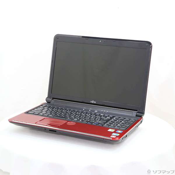 格安安心パソコン LIFEBOOK AH550／5B FMVA555BR ルビーレッド 〔Windows 10〕