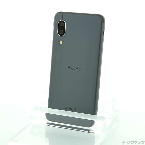 中古】AQUOS sense3 64GB ブラック SH-02M docomo [2133024258657