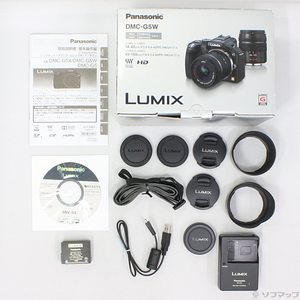 デジタル一眼カメラ LUMIX DMC-G5W-S ダブルズームレンズキット