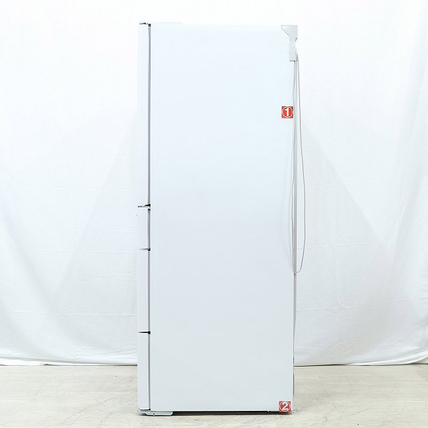 〔展示品〕 MR-MX57E-W 冷蔵庫 置けるスマート大容量 MXシリーズ クリスタルホワイト [6ドア／観音開きタイプ／572L]