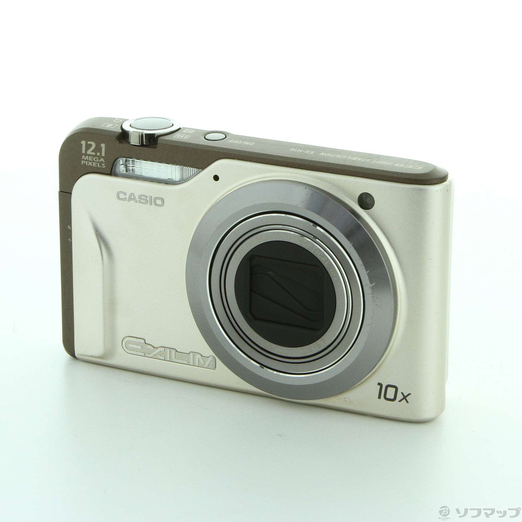 CASIO デジタルカメラ EXILIM EX-H10 ゴールド EX-H10GD(中古品)