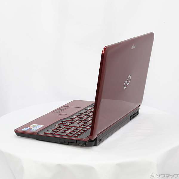 中古】LIFEBOOK AH77／E FMVA77ER ガーネットレッド 〔Windows