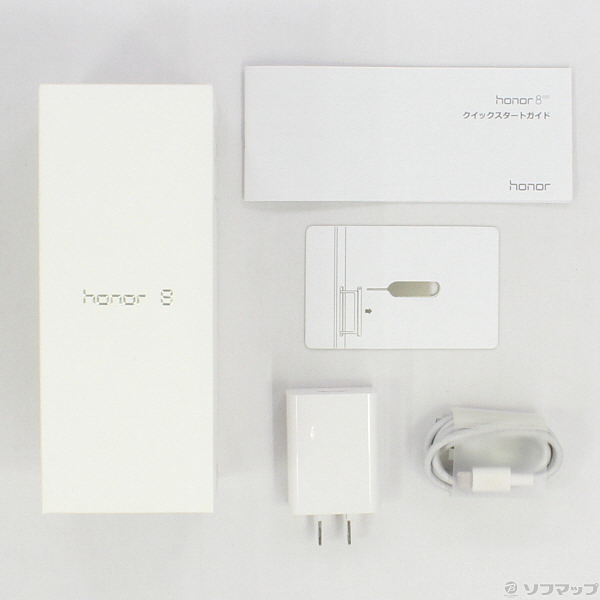 りましたが ANDROID - Honor8 Pearl White 新品未使用♬｡.付属品付の通販 by shim0a0's shop