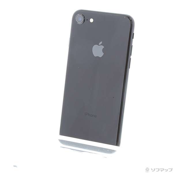 中古】iPhone7 128GB ジェットブラック MNCP2J／A SIMフリー 