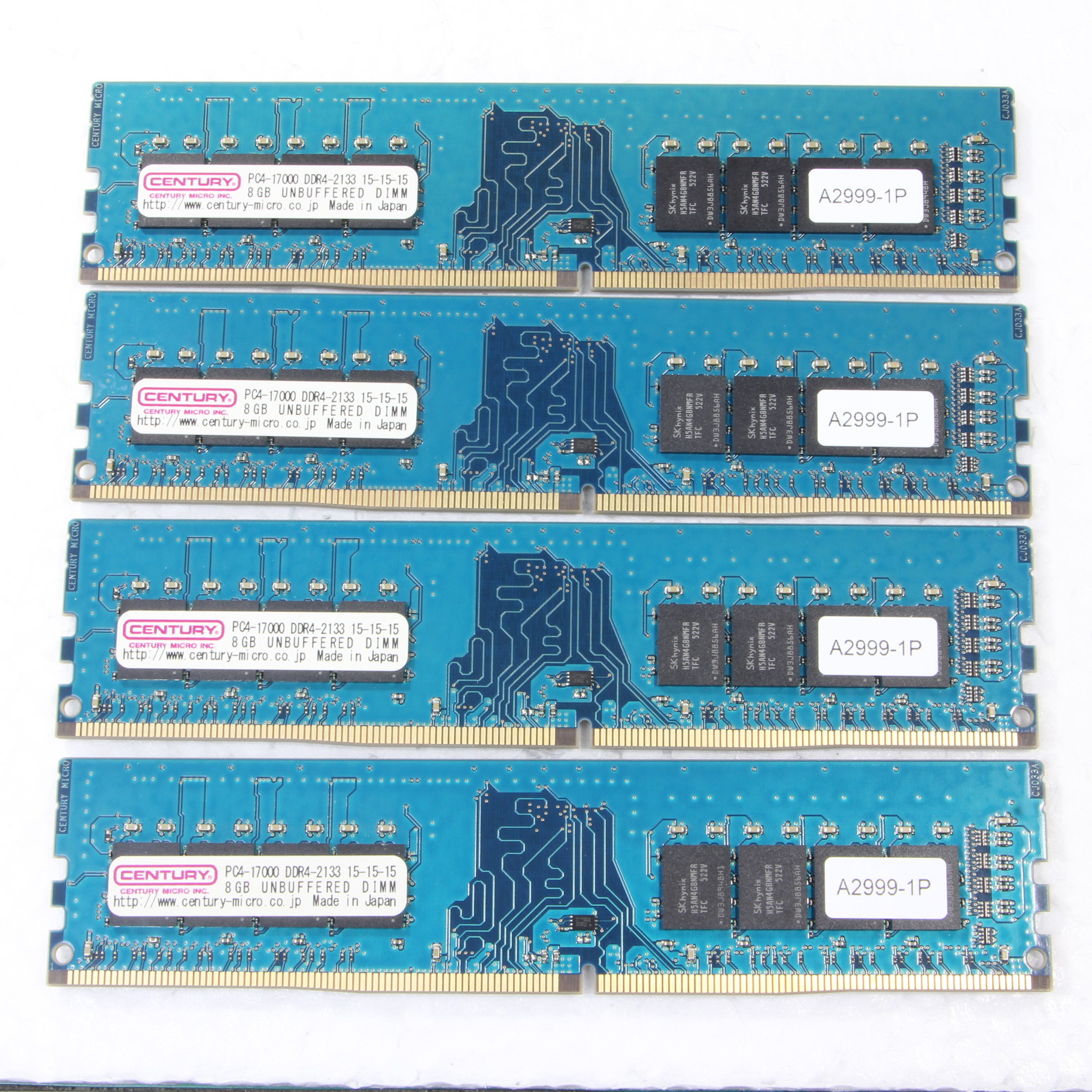 288P PC4-17000 DDR4-2133 8GB×4枚組