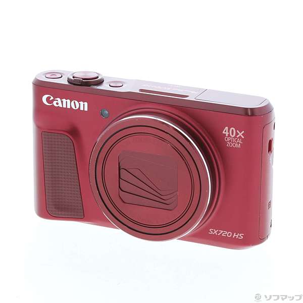 中古】PowerShot SX720 HS (RE) (2030万画素／40倍／レッド／SDXC