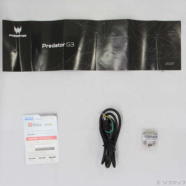 中古】〔展示品〕 Predator G3 AG3710-N58F／G ブラック 〔Windows 10