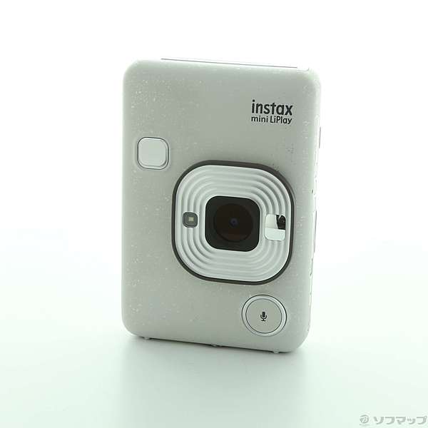 中古】〔展示品〕 instax mini LiPlay チェキ ストーンホワイト